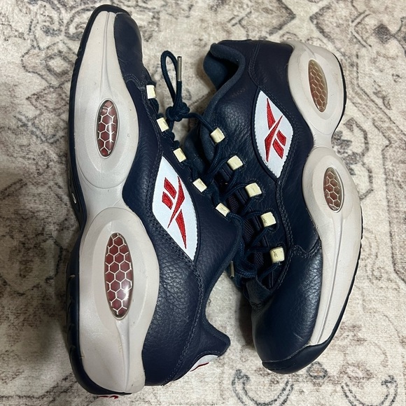 Navy Question Allen Iverson Reebox Sneakers - Picture 5 of 8